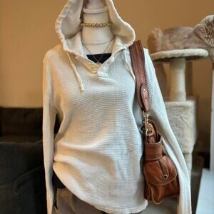 Vintage ralph lauren white hooded